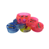 Точилка KUM пластиковая, двойная, круглая, без контейнера (100-26 FT) Точилка KUM пластиковая, двойная, круглая, без контейнера (100-26 FT)