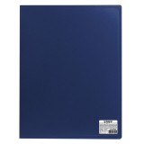 Папка с файлами А4 STAFF, 40 файлов, 0,5 мм, пластиковая, синяя (225700)