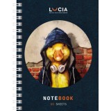 Записная книжка ХАТБЕР А6 80л. клетка 