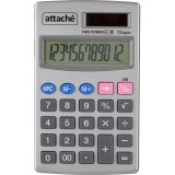 Калькулятор карманный ATTACHE ATC-333-12P 12-ти разрядный серебристый (1277751)