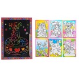 Набор для творчества MAZARI «ГРАВЮРА И РАСКРАСКА», 2 в 1, 19х26см. (M-8734)