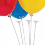 Держатель (палочка) deVENTE. для воздушных шаров, 40см, 3,7 см пластиковый, белый (9061714)