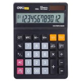 Калькулятор настольный DELI EM01420, 12-разрядный, черный, 180x126x34 мм (1407148)