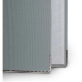 Регистратор LAMARK601 50мм, PP, метал.окантовка/карман, собранный, серый (128/73108) (AF0601-GR1)