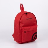 Рюкзак школьный TEXTURA, текстиль, наруж. карман, 29 х 12 х 37 см,на молнии, красный (6247255)