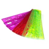 Линейка-трафарет CALLIGRA 20 см, гибкая, силикон, микс (3171150) Линейка-трафарет CALLIGRA 20 см, гибкая, силикон, микс (3171150)