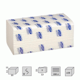 Полотенца бумажные LUSCAN PROFESSIONAL, 2 слойное, V-сложения (200л.20пач/уп.) (601118) (1/20/200)