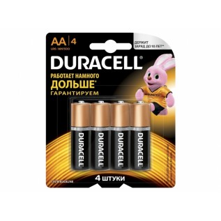 Элемент питания (батарейка щелочная) LR6 (АА) DURACELL BASIC