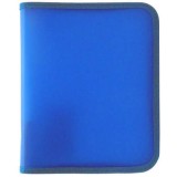 Папка для тетрадей А5 SPONSOR, пластиковая, на молнии, синяя (SFZA5-ВU) (00-00006955)