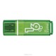 Флеш-драйв USB SMART BUY GLOSSY, 16Gb, series green