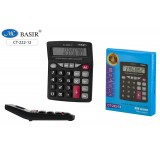 Калькулятор настольный BASIR 12-разрядный, на батарейке 12.7х16.5х3.1см, индивид. упак (СТ-222-12)