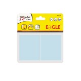 Блок бумаги для заметок EAGLE, с липким слоем, 51х38мм/2 штх100л., голубая пастель (50/300) (653/гол