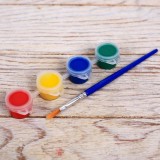 Роспись слепка малыша красками ШКОЛА ТАЛАНТОВ 