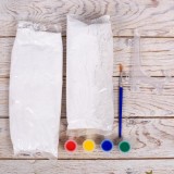 Роспись слепка малыша красками ШКОЛА ТАЛАНТОВ 