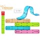Линейка пластиковая TUKZAR, 20см, 4цв., гибкая, ассорти (48/384) (TZ 7269)