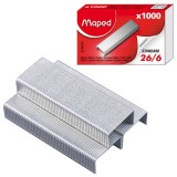 Скобы MAPED, № 26/6, стальные, в к/к, (324605)