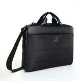 Сумка мужская RISE, 40,5х4,5х29см, 2 отд на молнииях, черный (7774594)