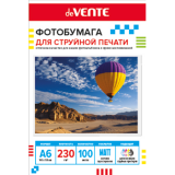 Фотобумага А6 deVENTE, матовая, односторонняя, 100л., 230г/м2 (2042511)