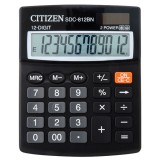 Калькулятор настольный CITIZEN SDC812B 12-разрядный, 2 питания (SDC812B) (1/20/40) (013235)