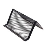 Подставка для визиток CALLIGRATA, металлическая, черная (548703)