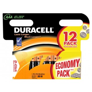 Элемент питания (батарейка щелочная) LR3 (ААА) Duracell (1*12)