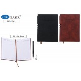 Ежедневник BASIR, А5., 136л, кожзам, с ручкой (MC-6365) Ежедневник BASIR, А5., 136л, кожзам, с ручкой (MC-6365)