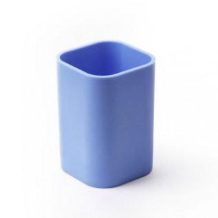 Стакан для канцтоваров УНИПЛАСТ, пластиковый, синий (0220516)
