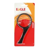 Лупа EAGLE, 75мм, 2х/4х-кратная с ручкой, черный пластик (72/288) (TY07/ч) (030563)