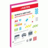 Бумага цветная deVENTE A4 100л/пач 80 гр неон малиновый (2072610)