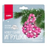 Новогодняя игрушка. Плетение из бусин LORI 