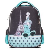 Рюкзак Hatber ERGONOMIC LIGHT -ПАРИЖСКИЕ КАНИКУЛЫ- EVA, 38X29X12,5 СМ, 1 отд.,2 кар. (NRk_45009)    