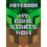 Записная книжка ХАТБЕР А6 48л. клетка  Записная книжка ХАТБЕР А6 48л. клетка