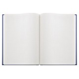 Книга учета LAMARK А4, 96 л., клетка, блок офсет, тв.перепл. бумвинил, синий (17941)