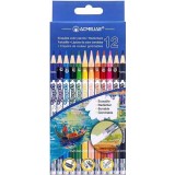 Набор цветных карандашей ACMELIAE стираемые 12цв. в картонном футляре (43738)