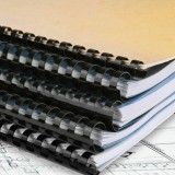 Пружины пластиковые для переплета BRAUBERG,19 мм, черные, КОМПЛЕКТ 100 шт (530924)