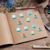 Наклейки-оценки бумажные 