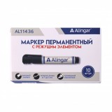 Маркер перманентный ALINGAR, 2-3 мм, пулевидный, с режущим элементом, черный (AL11436) Маркер перманентный ALINGAR, 2-3 мм, пулевидный, с режущим элементом, черный (AL11436)