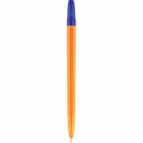 Ручка шариковая ATTOMEX, 0,7 мм, пластик, желтый корпус, синий, (5073919)