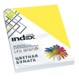 Бумага INDEX COLOR A4 100л/пач 80 гр, канареечный (IC57/100) (A29518)