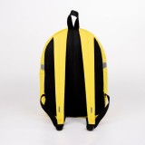 Рюкзак школьный TEXTURA, текстиль, 29 х 13 х 44 см,на молнии, желтый (6247271)