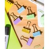 Зажимы для бумаг ATTACHE ECONOMY, металл, 51мм, цветные (ЦЕНА ЗА 12 ШТ) (1108494) 