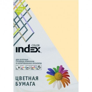Бумага INDEX COLOR A4 100л/пач 80 гр, кремовый (IC13/100) (00-00019690)