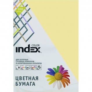 Бумага INDEX COLOR A4 100л/пач 80 гр, бежевый (IC54/100) (00-00019684)