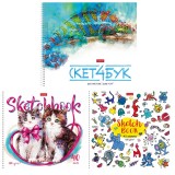 Скетчбук-альбом А4 40л. ХАТБЕР Скетчбук-альбом А4 40л. ХАТБЕР