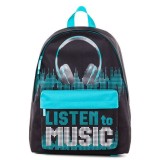 Рюкзак Hatber BASIC -LISTEN TO MUSIC- 30Х41Х13 СМ полиэстер 1 отделение 1 карман (NRk_25075) (049365