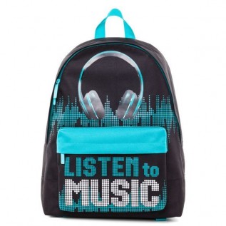 Рюкзак Hatber BASIC -LISTEN TO MUSIC- 30Х41Х13 СМ полиэстер 1 отделение 1 карман (NRk_25075) (049365