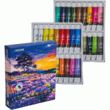 Краски масляные художественные deVENTE 36 цветов по 12 мл, в алюминиевых тубах, в картон (8170304)