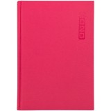Ежедневник датированный А5 INDEX BASIC, линия ляссе,  336 стр., 2020 обложка из ПВХ,  пурпурно-красн