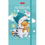 Записная книжка ХАТБЕР А6 80-50л. клетка 