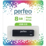 Флеш-драйв USB PERFEO C01G2, 8Gb, Black (PF-C01G2B008)